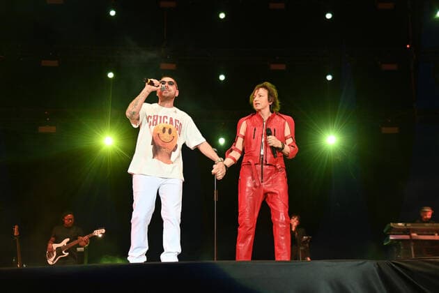 Entertainment Bilder des Tages May 28, 2022, FLORENCE, Italy: Italian singer-songwriter and musician, Gianna Nannini, performs on stage with Coez during her concert at the Artemio Franchi stadium in Florence, Italy, 28 May 2022..ANSA CLAUDIO GIOVANNINI FLORENCE Italy  - ZUMAa110 20220528_zaf_a110_102 Copyright: xClaudioxGiovanninix