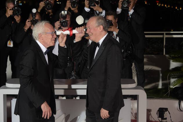 75th Cannes Film Festival 2022, Palme D Or Winner Photocall Pictured: Luc Dardenne, Jean-Pierre Dardenne  Copyright: xAlbertoxTerenghix xipa-agency.nex xVeneziax2020x