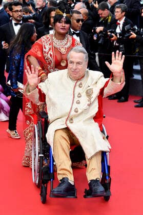Paul-Loup Sulitzer mit Supriya Answya Devi Rathoar bei der Closing Ceremony des Festival de Cannes 2022 75. Internationale Filmfestspiele von Cannes im Palais des Festivals. Cannes, 28.05.2022