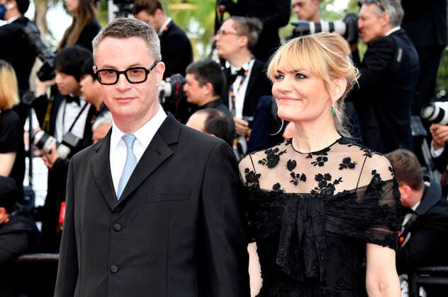 Nicolas Winding Refn mit Ehefrau Liv Corfixen bei der Closing Ceremony des Festival de Cannes 2022 75. Internationale Filmfestspiele von Cannes im Palais des Festivals. Cannes, 28.05.2022
