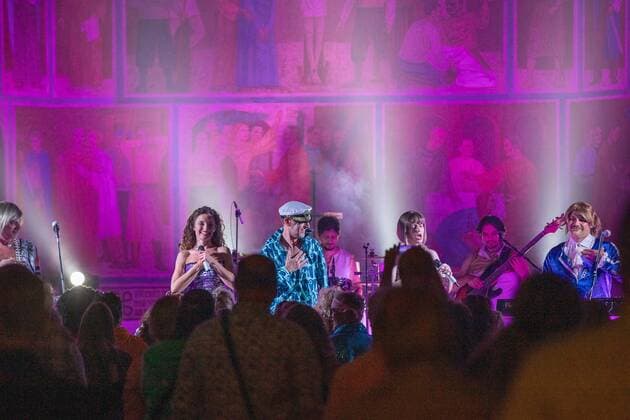 Reutlingen Themenbilder: ABBA Dream - Coverband aus Italien bei der Christuskirche - Evangelische Kirchengemeinde Reutlingen, 28.05.2022, Themenbilder: ABBA Dream - Coverband aus Italien bei der Christuskirche - Evangelische Kirchengemeinde Reutlingen, 28.05.2022, Copyright: xDROFITSCH EIBNERx EP_ddh