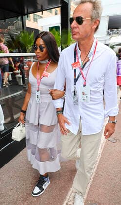 Monaco, Monte Carlo - May 29, 2022: FIA Formula One World Championship, Monaco F1 Grand Prix with Supermodel Naomi Campbell. Mandoga Media Monaco F1 Grand Prix, Naomi Campbell