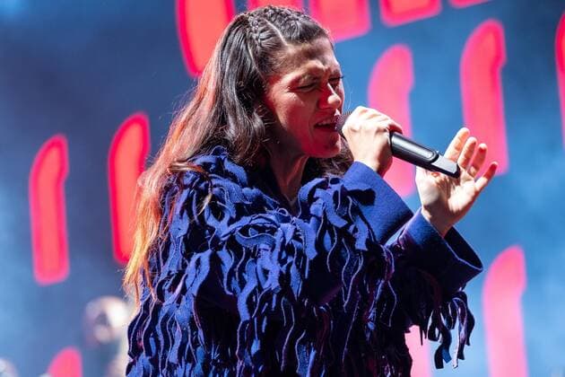 Portrait of Elisa Toffali during Elisa - Back to the Future, Italian singer Music Concert in Verona, Italy, May 28 2022