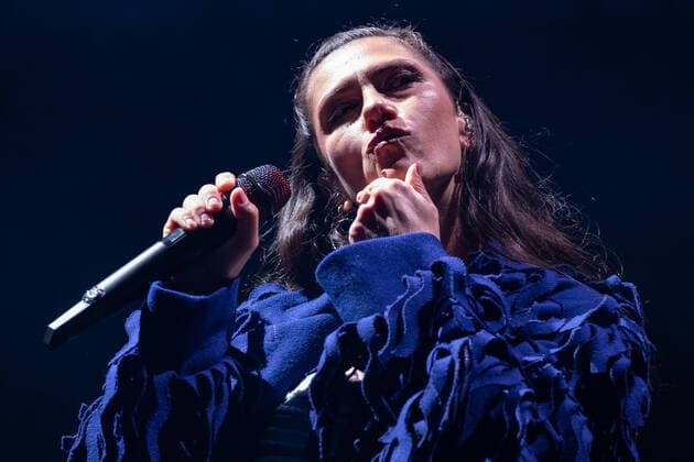 Portrait of Elisa Toffali during Elisa - Back to the Future, Italian singer Music Concert in Verona, Italy, May 28 2022
