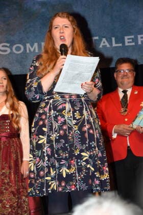 Laudatorin Franziska Wanninger Kabarettistin Muenchen 29.05.2011 Wirtshaus im Schlachthof Narrhalla Sigi Sommertaler Verleihung 2022 Muenchen