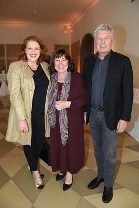 Luise Kinseher, Laudatorin Kabarettistin Petra Dieter Reiter Oberbuergermeister Muenchen 30.05.2022 Alten Rathaussaal Verleihung des Dieter-Hildebrandt-Preises 2022 an Severin Groebner Muenchen