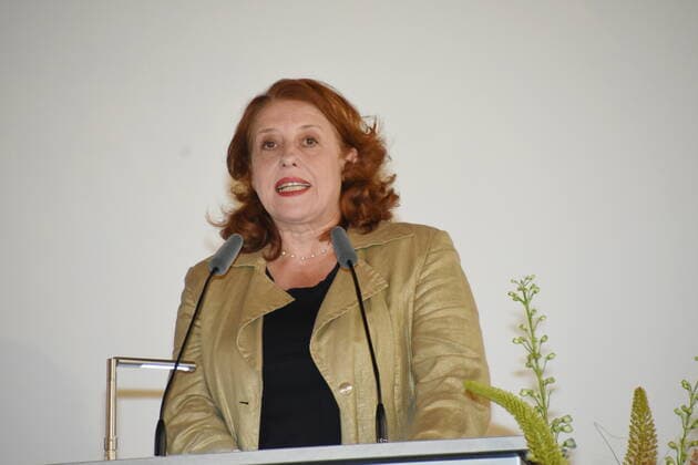 Luise Kinseher, Laudatorin Kabarettistin Muenchen 30.05.2022 Alten Rathaussaal Verleihung des Dieter-Hildebrandt-Preises 2022 an Severin Groebner Muenchen