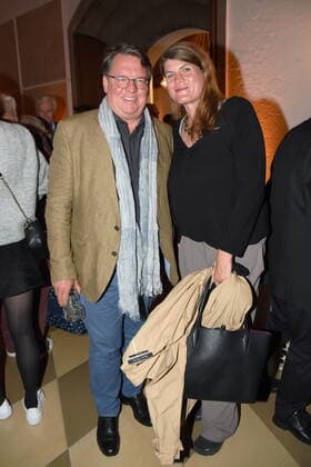 Helmut Schleich Kabaretteist Claudia Stamm Muenchen 30.05.2022 Alten Rathaussaal Verleihung des Dieter-Hildebrandt-Preises 2022 an Severin Groebner Muenchen