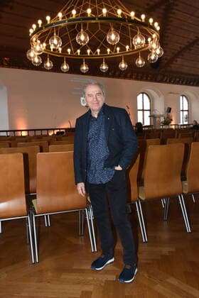 Guenther Sigl Musiker Muenchen 30.05.2022 Alten Rathaussaal Verleihung des Dieter-Hildebrandt-Preises 2022 an Severin Groebner Muenchen