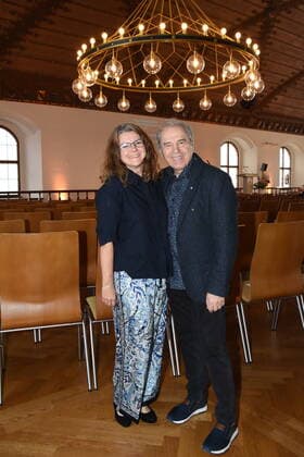 Doris Guenther Sigl Musiker Muenchen 30.05.2022 Alten Rathaussaal Verleihung des Dieter-Hildebrandt-Preises 2022 an Severin Groebner Muenchen