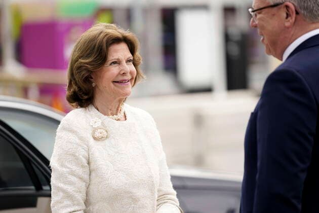 Queen Silvia arrives at the inauguration of H22 City Expo in Helsingborg, Sweden, May 31, 2022 HELSINGBORG SWEDEN x9200x  Copyright: xBjörnxLarssonxRosvall TTx H22 CITY EXPO HELSINGBORG