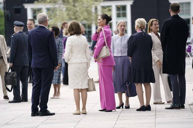 Crown Princess Victoria and Queen Silvia arrive at the inauguration of H22 City Expo in Helsingborg, Sweden, May 31, 2022 HELSINGBORG SWEDEN x9200x  Copyright: xBjörnxLarssonxRosvall TTx H22 CITY EXPO HELSINGBORG