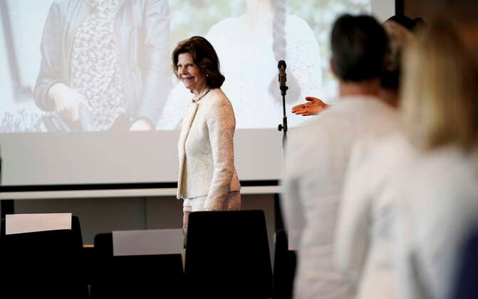 Queen Silvia at the inauguration of H22 City Expo in Helsingborg, Sweden, May 31, 2022 HELSINGBORG SWEDEN x9200x  Copyright: xBjörnxLarssonxRosvall TTx H22 CITY EXPO HELSINGBORG