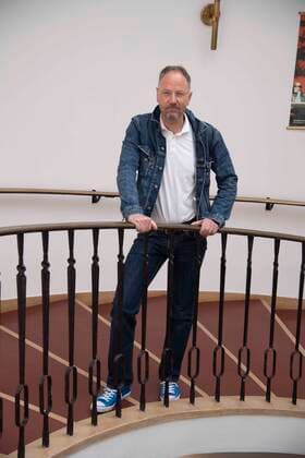 Torsten KOERNER, Körner, Regisseur, Grimmepreistraeger, Pressekonferenz zur Bekanntgabe der Preistraeger fuer den 58. Grimme-Preis 2022 am 31.05.2022 im Grillo-Theater in Essen Deutschland.