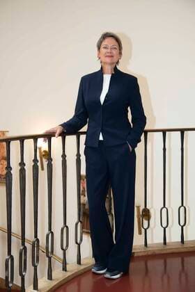 Frauke GERLACH, Direktorin des Adolf-Grimme-Instituts, Pressekonferenz zur Bekanntgabe der Preistraeger fuer den 58. Grimme-Preis 2022 am 31.05.2022 im Grillo-Theater in Essen Deutschland.
