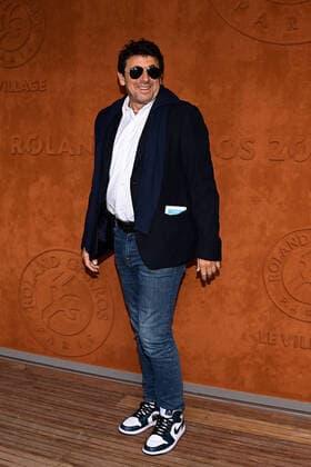 Patrick Bruel CELEBRITES : Roland Garros 2022 - Internationaux de France - 31 05 2022 FedericoPestellini Panoramic 
