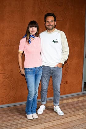 Christophe Michalak et son Ã pouse Delphine CELEBRITES : Roland Garros 2022 - Internationaux de France - 31 05 2022 FedericoPestellini Panoramic 