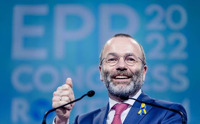 2022-05-31 21:03:38 ROTTERDAM - Manfred Weber (EPP president-elect) during the first day of the EPP congress in Ahoy Rotterdam. The EPP Congress is organized by the European People s Party (EPP), the political family of the Christian Democrats in Europe. ANP SEM VAN DER WAL netherlands out - belgium out *** 2022 05 31 21 03 38 ROTTERDAM Manfred Weber EPP president elect during the first day of the EPP congress in Ahoy Rotterdam The EPP Congress is organized by the European People s Party EPP , the political family of the Christian Democrats in Europe ANP SEM VAN DER WAL netherlands out belgium out  Copyright: xx x449605697x originalFilename: 449605697.jpg