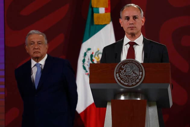 May 31, 2022, Mexico City, Mexico City, Mexico: MexicoÃ¢â‚¬â ¢s Health Deputy Minister Hugo Lopez-Gatell speaks during the Mexican President Lopez Obrador daily morning press conference at National Palace. On May 31, 2022 In Mexico City, Mexico. Mexico City Mexico - ZUMAe321 20220531_zia_e321_049 Copyright: xLuisxBarronx xEyepixxGroupx
