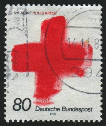GERMANY - CIRCA 1988: stamp printed by Germany, shows cross, circa 1988. , 2093069.jpg, 1988, Germany, address, aged, ancient, background, card, color, cross, emblem, envelope, flag, international, letter, mail, message, old, philately, post-office, postage, postal, postmark, red, retro, rood, sign, stamp, symbol, symbolic, vintage,