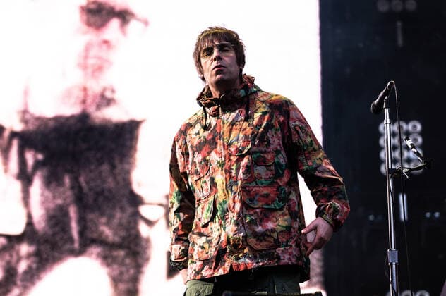Liam Gallagher performs at the Etihad Stadium in Manchester on June 1st, 2022 as part of his UK Stadium tour. Featuring: Liam Gallagher Where: Manchester, United Kingdom When: 01 Jun 2022 Credit: Graham Finney Cover Images Copyright: xx 51625125 EDITORIAL USE ONLY. NOT FOR USE BY NEWSPAPERS BASED IN THE UK.