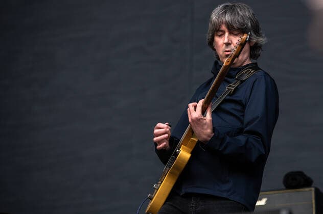The Charlatans perform at the Etihad Stadium in Manchester on June 1st, 2022 where they are supporting Liam Gallagher on his UK Stadium tour. Featuring: Mark Collins Where: Manchester, United Kingdom When: 01 Jun 2022 Credit: Graham Finney Cover Images Copyright: xx 51625145 EDITORIAL USE ONLY. NOT FOR USE BY NEWSPAPERS BASED IN THE UK.