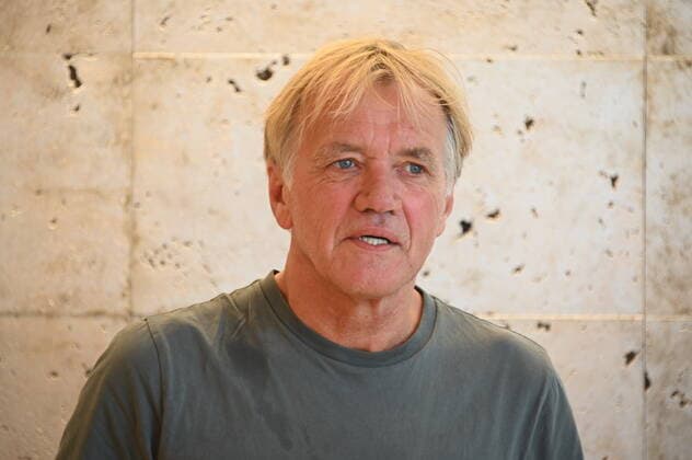 Norbert Oberhaus, Gründer und Geschäftsführer der Cologne on pop GmbH und Ausrichter der c o pop und c o pop Convention , bei der Pressekonferenz zum Programm von Shalom Musik Köln das Musikfestival findet im Rahmen des jüdischen Festjahr vom 4.-11.08.2022 statt.