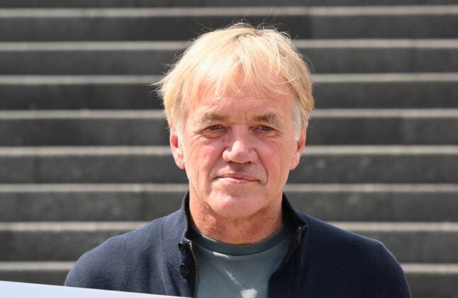 Norbert Oberhaus, Gründer und Geschäftsführer der Cologne on pop GmbH und Ausrichter der c o pop und c o pop Convention , bei der Pressekonferenz zum Programm von Shalom Musik Köln das Musikfestival findet im Rahmen des jüdischen Festjahr vom 4.-11.08.2022 statt.