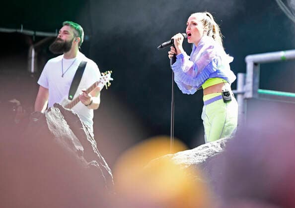 02.06.2022 Schlossgrabenfest Openair Musikfest Innenstadt Darmstadt Residenzschloss auf Merck Bühne Karolinenplatz live Alice Merton Frankfurterin Darmstadt Hessen Deutschland