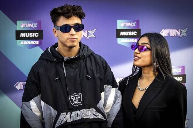 2022-06-02 20:13:55 AMSTERDAM - Luca Gilliot on the purple carpet for the FunX Music Awards in AFAS Live in Amsterdam. During the award show, the most important music prizes of the young Netherlands are presented. ANP RAMON VAN FLYMEN netherlands out - belgium out