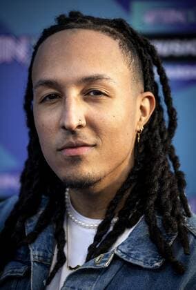 2022-06-02 20:12:11 AMSTERDAM - Kilate Tesla on the purple carpet for the FunX Music Awards in AFAS Live in Amsterdam. During the award show, the most important music prizes of the young Netherlands are presented. ANP RAMON VAN FLYMEN netherlands out - belgium out