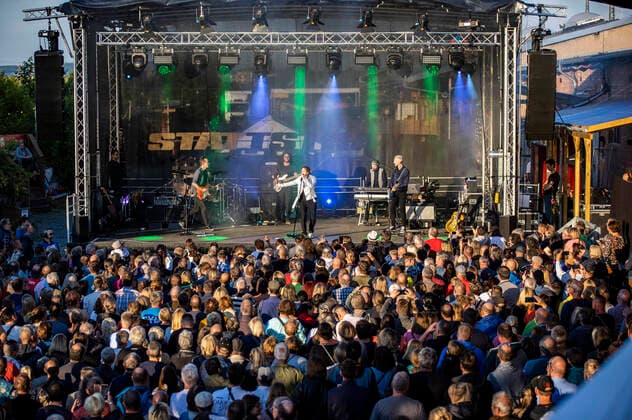 Gianna Nannini live bei einem Konzert ihrer La Differenza -Tour im Zughafen. Erfurt, 02.06.2022