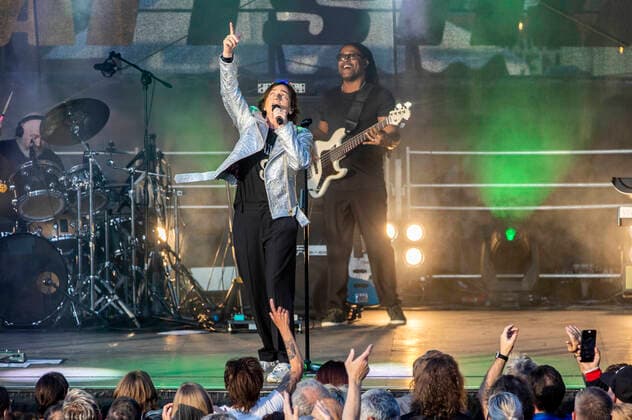 Gianna Nannini live bei einem Konzert ihrer La Differenza -Tour im Zughafen. Erfurt, 02.06.2022