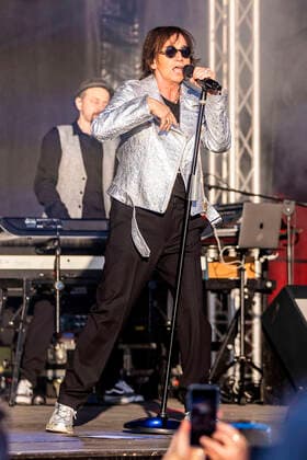 Gianna Nannini live bei einem Konzert ihrer La Differenza -Tour im Zughafen. Erfurt, 02.06.2022