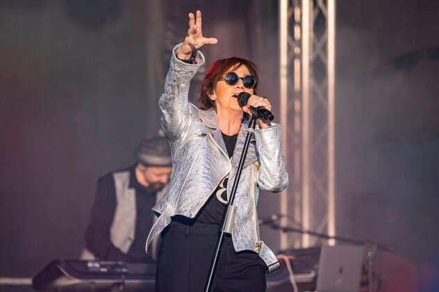 Gianna Nannini live bei einem Konzert ihrer La Differenza -Tour im Zughafen. Erfurt, 02.06.2022