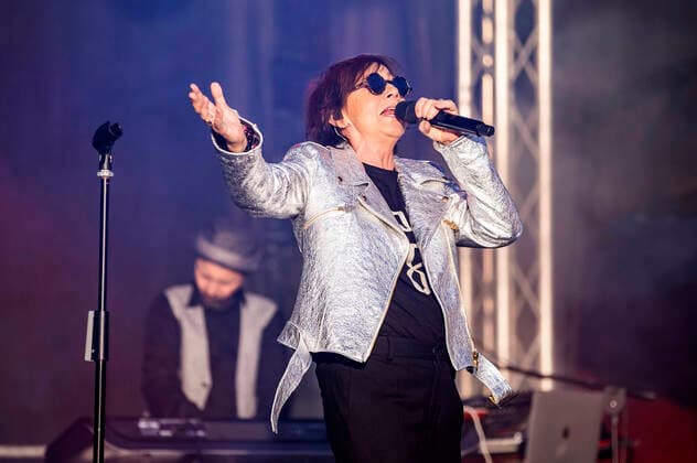 Gianna Nannini live bei einem Konzert ihrer La Differenza -Tour im Zughafen. Erfurt, 02.06.2022