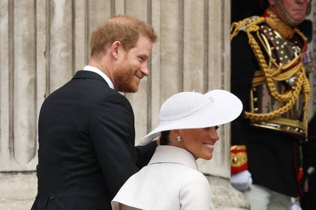 Bilder des Jahres 2022, Entertainment 06 Juni Entertainment Themen der Woche KW22 Entertainment Bilder des Tages . 03 06 2022. London, United Kingdom. Service of Thanksgiving for The Queen s reign at St.Paul s Cathedral in London, on day two of the Platinum Jubilee celebrations.  xStephenxLockx xi-Imagesx IIM-23477-0044