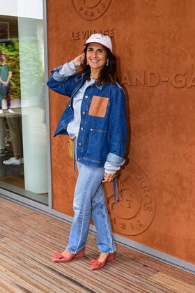 Geraldine Nakache CELEBRITES : Roland Garros 2022 - Internationaux de France - 03 06 2022 FedericoPestellini Panoramic 
