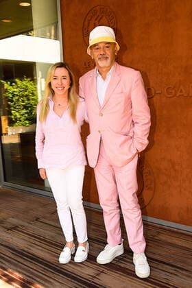 Christian Louboutin CELEBRITES : Roland Garros 2022 - Internationaux de France - 04 06 2022 FedericoPestellini Panoramic 