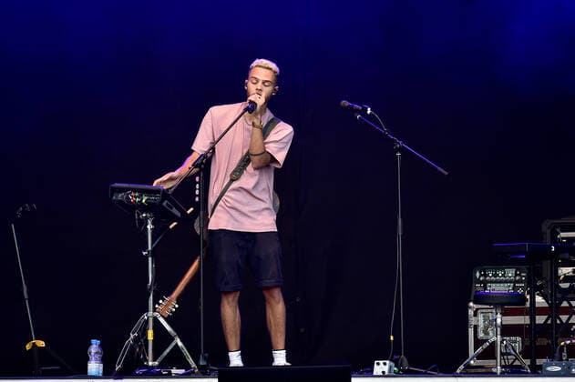 04.06.2022, xkaix, Entertainment Musik, Schlossgrabenfest 2022 emspor, v.l. Malik Harris auf der Merck-Buehne Darmstadt