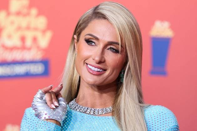 2022 MTV Movie And TV Awards: UNSCRIPTED - Arrivals In this image released on June 5, American media personality Paris Hilton arrives at the 2022 MTV Movie And TV Awards: UNSCRIPTED held at The Barker Hangar in Santa Monica, Los Angeles, California, United States. The Barker Hangar, Santa Monica, Los Angeles, California California United States  Copyright: xImagexPressxAgencyx originalFilename: collin-2022mtvm220606_npfOd.jpg