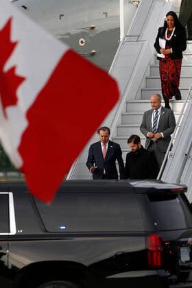 Ottawa, June 6, 2022 The President of the Republic Gabriel Boric arrives at Ottawa International Airport, Canada where he is received by Canadian authorities Javier Salvo Aton Chile, Ottawa Canada Aton 613029  Copyright: JAVIERxSALVO ATONxCHILE