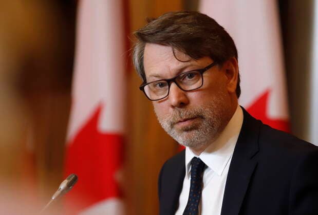 June 7, 2022, Ottawa, ON, Canada: Chief Electoral Officer Stephane Perrault speaks at a press conference about Elections Canada s recommendations report from the 43rd and 44th general elections in Ottawa on Tuesday, June 7, 2022. Ottawa Canada  - ZUMAc35_ 20220607_zaf_c35_031 Copyright: xPatrickxDoylex