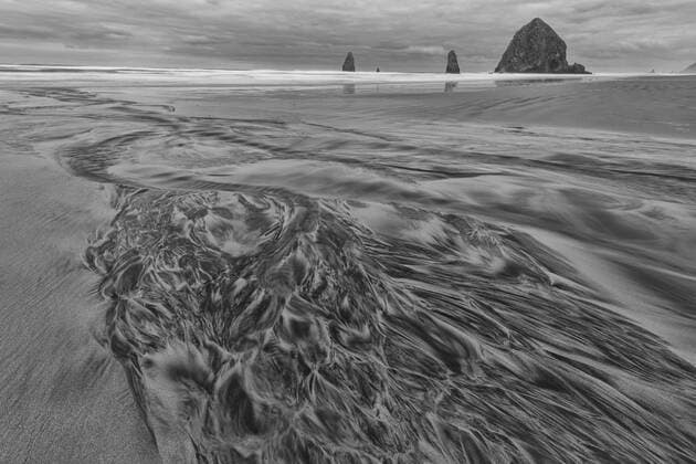 USA, Oregon, Clatsop County, West Coast, Oregon Coast, Cannon Beach, Cannon Beach 