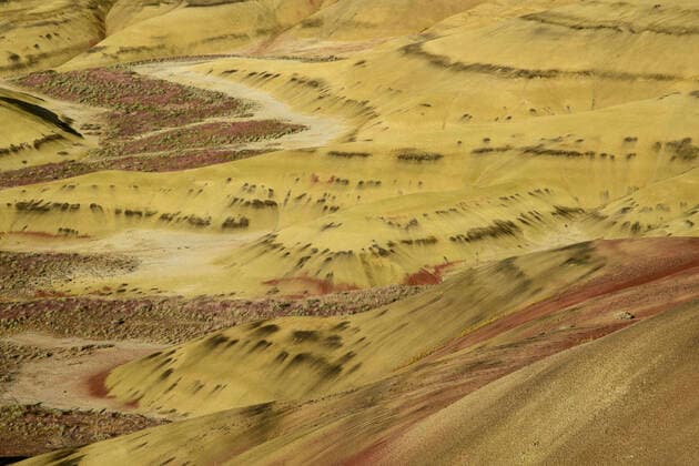 USA, America, American, Pacific Northwest, Central Oregon, Oregon, Wheeler County, John Day Fossil Beds, National Monument, Painted Hills, Painted Hills 