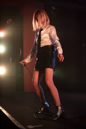 Kim Gordon bei einem Konzert im Astra Kulturhaus in Berlin, 7. Juni 2022. Kim Gordon Konzert Berlin