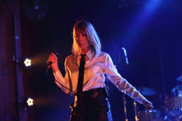 Kim Gordon bei einem Konzert im Astra Kulturhaus in Berlin, 7. Juni 2022. Kim Gordon Konzert Berlin