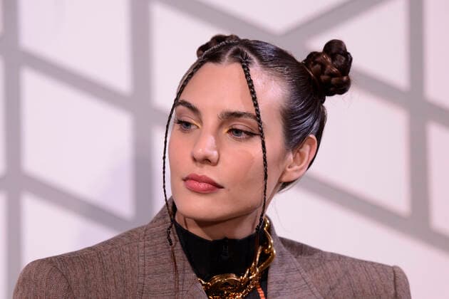 June 8, 2022, Mexico City, Mexico City, Mexico: June 8, 2022, Mexico City, Mexico: Actress Macarena Achaga attends a film press conference to promote Father of the Bride at St. Regis Hotel. On Jun 8, 2022 in Mexico City, Mexico. Mexico City Mexico - ZUMAe321 20220608_zia_e321_042 Copyright: xCarlosxTischlerx xEyepixxGroupx