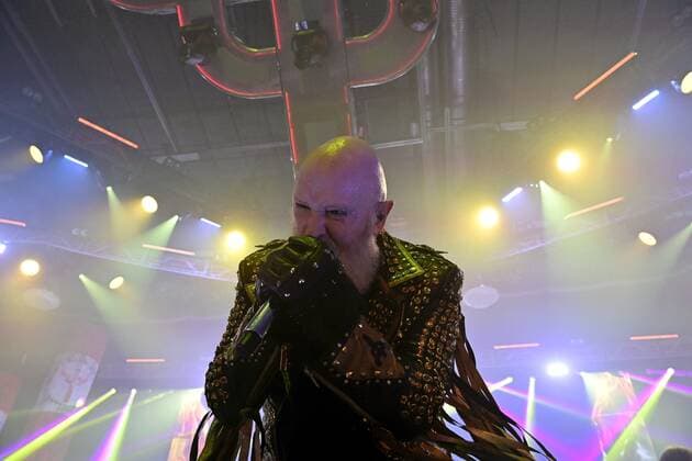 Rob Halford of the British heavy metal band Judas Priest performs during the band s 50 Heavy Metal Years tour concert in Helsinki, Finland, on June 8, 2022. Helsinki Finland  Copyright: xMarkkuxUlanderx LKFTJK20220608211903EHBG