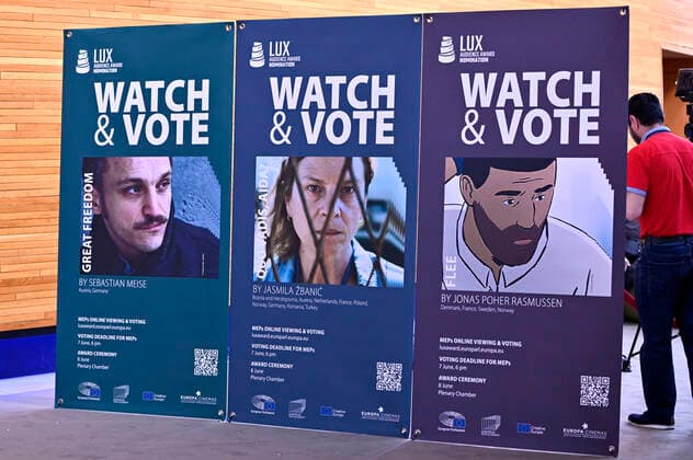 Verleihung des Lux Publikumspreises 2022 im Plenarsaal des Europäischen Parlaments. Straßburg, 08.06.2022